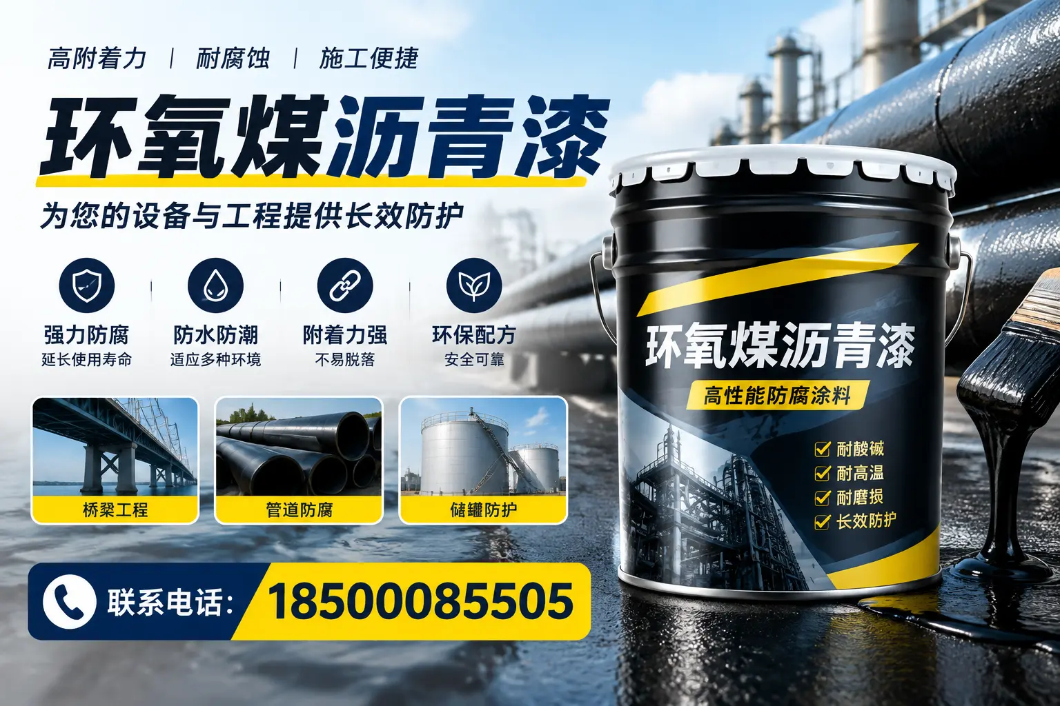 环氧煤沥青漆与其他涂料的对比分析，助力梅州企业决策